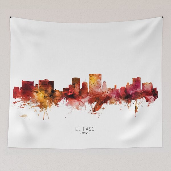 Item preview, El Paso Texas Skyline designed and sold by ArtPrints.