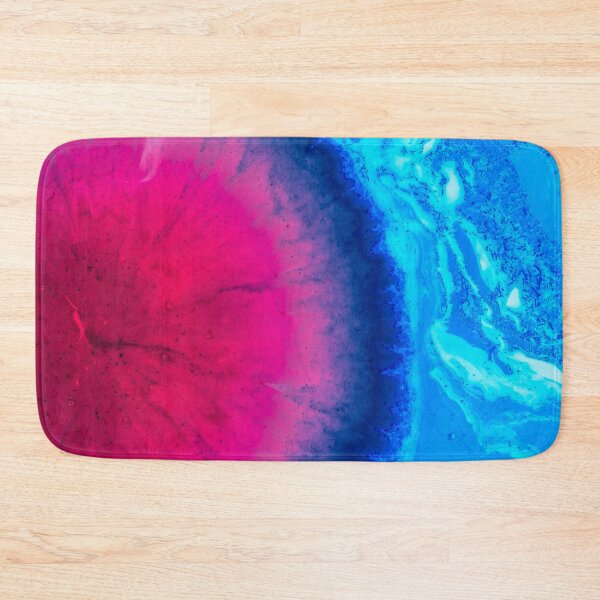 Item preview, Big Red Eye In Blue Sea Marble Pattern, Watercolours Print designed and sold by Skywalker115959.