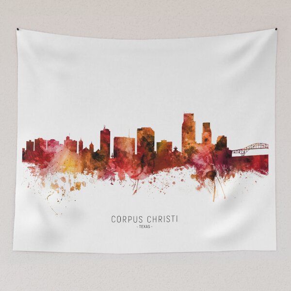 Item preview, Corpus Christi Texas Skyline designed and sold by ArtPrints.