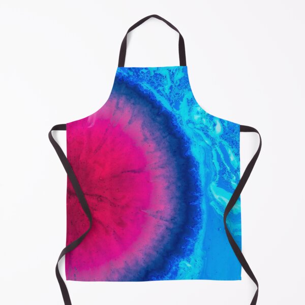 Item preview, Big Red Eye In Blue Sea Marble Pattern, Watercolours Print designed and sold by Skywalker115959.