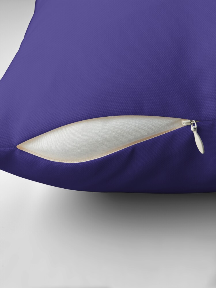 Thumbnail 2 of 4, Pillow, SOLID PLAIN DARK SLATE BLUE - PURPLE HUE - 100 SHADES OF BLUE ON OZCUSHIONS designed and sold by ozcushions.