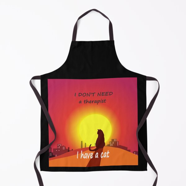Item preview, I dont need a therapist.... I have a cat  designed and sold by Guy Christophe Tixier.