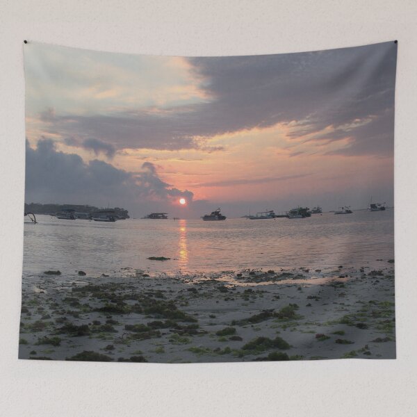 Item preview, Beautiful, magnificent Bali - Sunset on the sea with pink hues designed and sold by TeeZoneZtore.