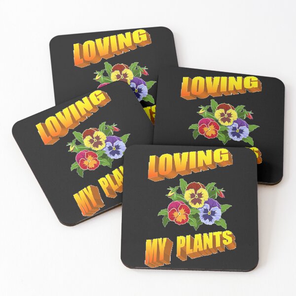 Item preview, Loving my plants, bright, colorful design designed and sold by Adri Barnard.