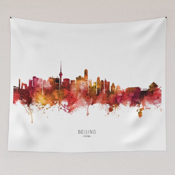 Item preview, Beijing China Skyline designed and sold by ArtPrints.