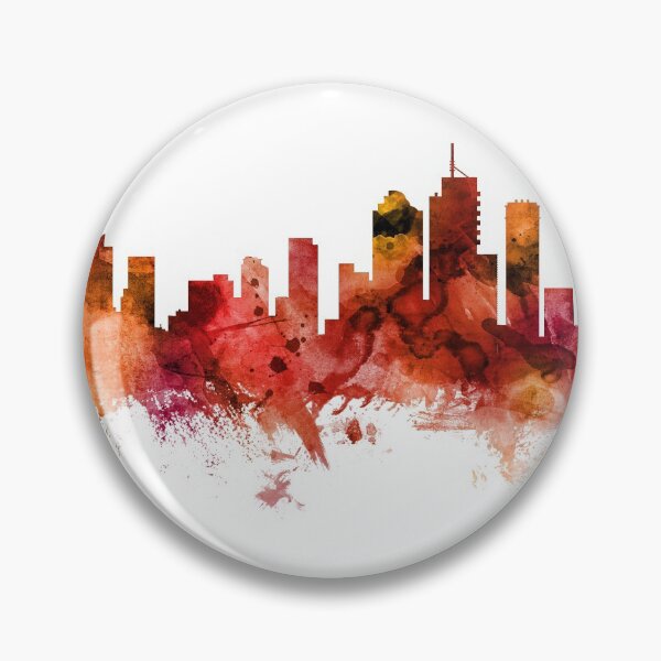 Artikelvorschau, Brisbane Australia Skyline entworfen und verkauft von ArtPrints.