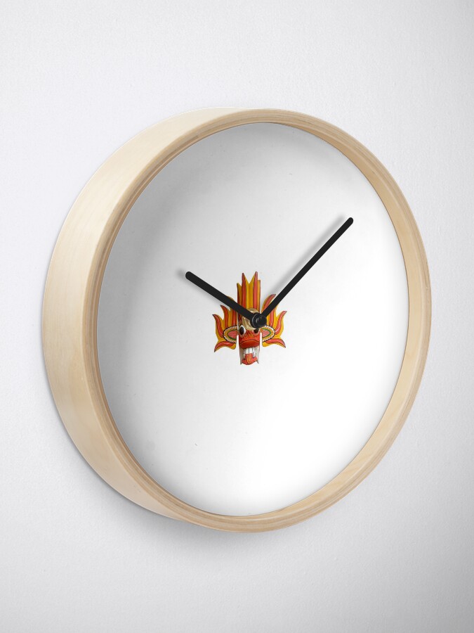 "Sri Lanka "Gara Yaka"Devil" Clock by captioncool Redbubble