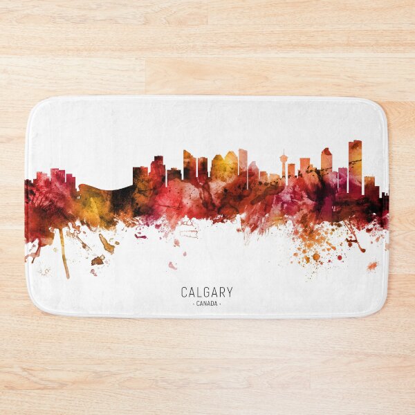 Item preview, Calgary Canada Skyline designed and sold by ArtPrints.