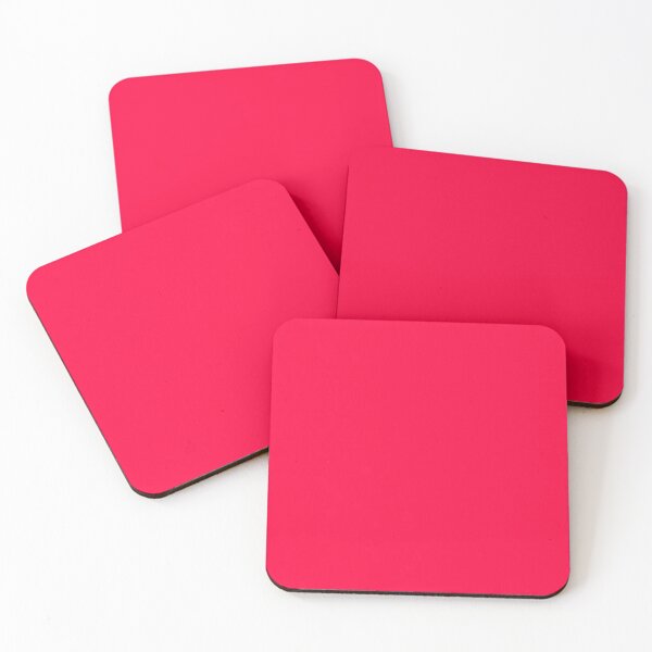 Item preview, SOLID PLAIN AMERICAN ROSE - PINK RED HUE - 100 SHADES OF RED ON OZCUSHIONS designed and sold by ozcushions.