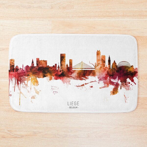 Item preview, Liege Belgium Skyline designed and sold by ArtPrints.