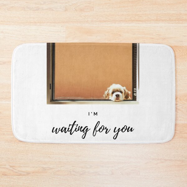 Item preview, I'm waiting for you! Puppy Love. Waiting at the window for you to come home designed and sold by JellyBeenzz.