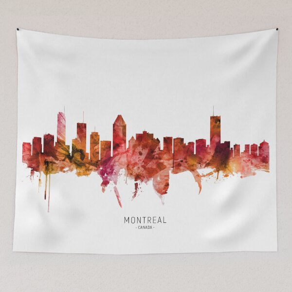 Item preview, Montreal Canada Skyline designed and sold by ArtPrints.