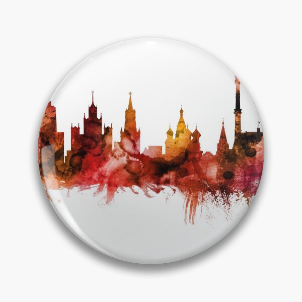Artikelvorschau, Moscow Russia Skyline entworfen und verkauft von ArtPrints.