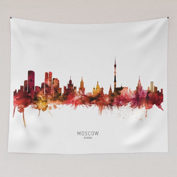 Item preview, Moscow Russia Skyline designed and sold by ArtPrints.