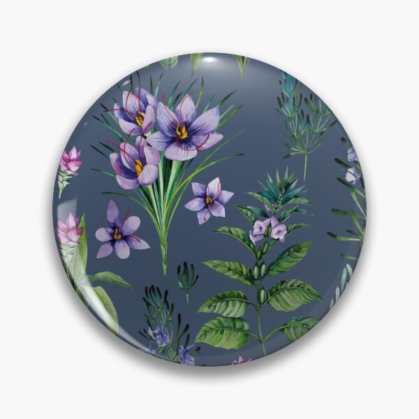 Item preview, Dusty Blue Botanic Design. Watercolor Herbs designed and sold by ramonag1.