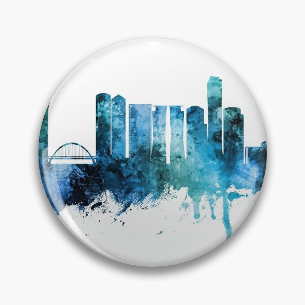 Item preview, Tel Aviv Israel Skyline designed and sold by ArtPrints.