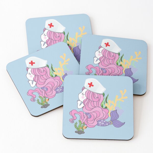 Item preview, This Cute Mermaid Nurse Design designed and sold by Breechcloth.