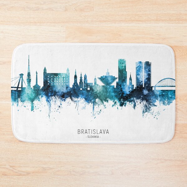 Item preview, Bratislava Slovakia Skyline designed and sold by ArtPrints.
