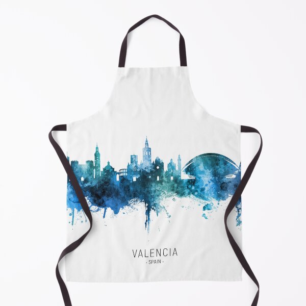 Item preview, Valencia Spain Skyline designed and sold by ArtPrints.