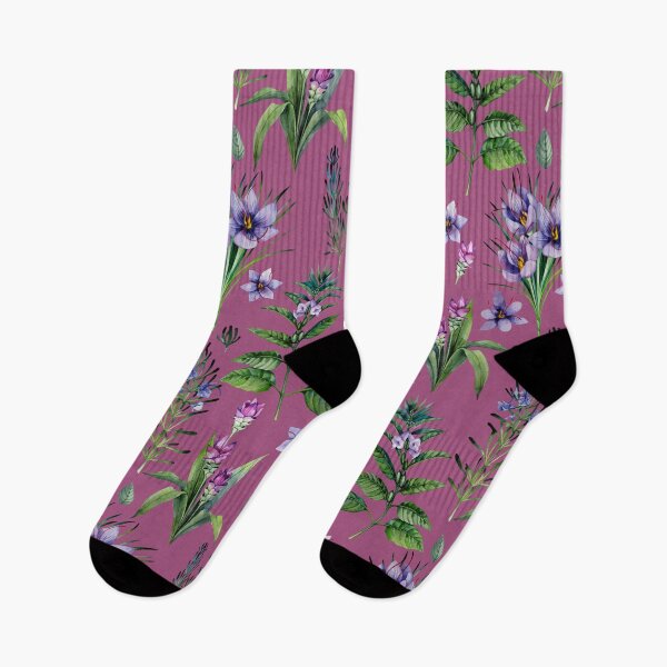 Item preview, Mauve Botanic Design. Watercolor Herbs designed and sold by ramonag1.