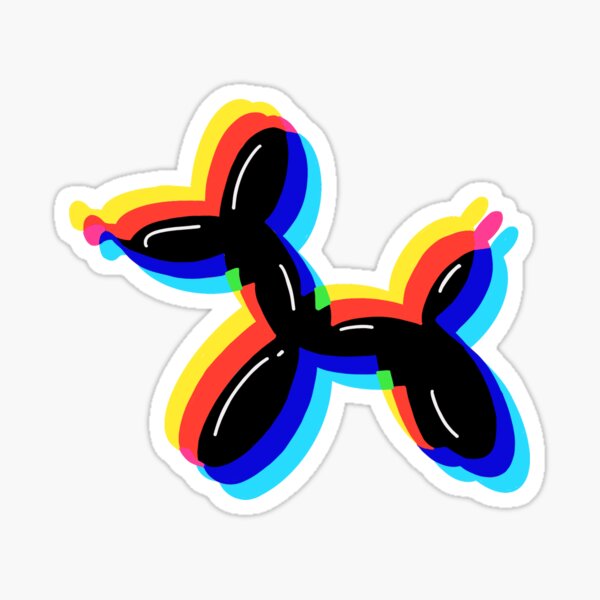 Item preview, Glitching ballon dog  designed and sold by Natasha Greene.