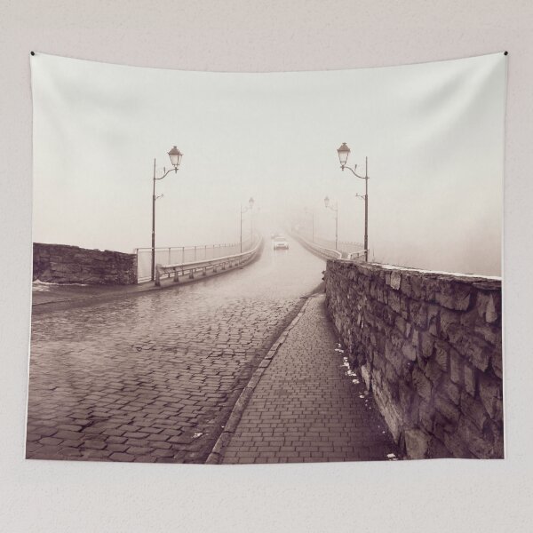 Item preview, Misty bridge leading to nowhere designed and sold by helenkaiy.