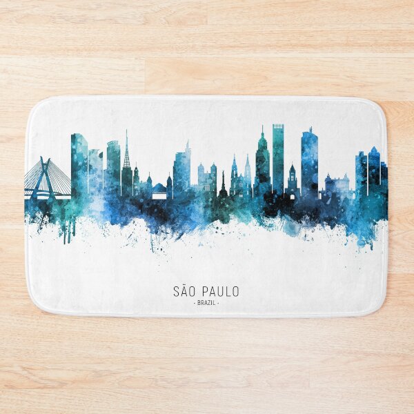 Item preview, São Paulo Skyline Brazil designed and sold by ArtPrints.