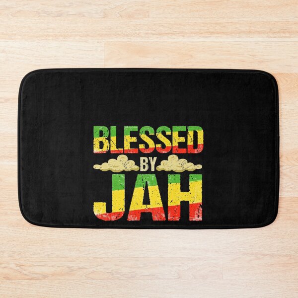 Artikelvorschau, Blessed by Jah Gesegnet von Jah Rasta Reggae Motiv entworfen und verkauft von redshirtz.
