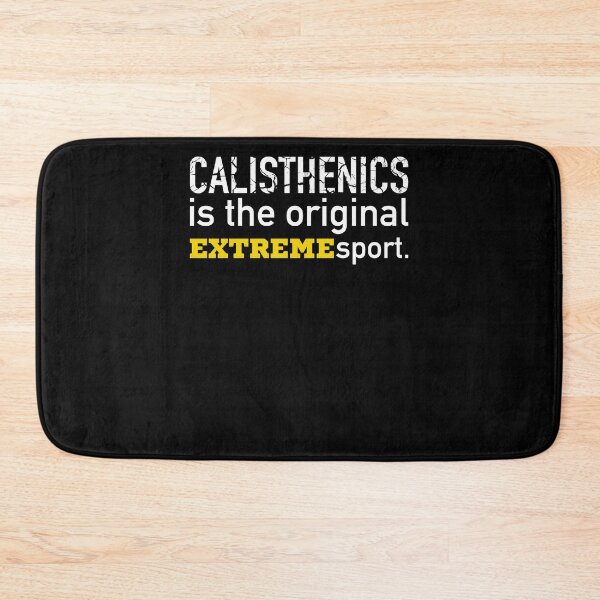 Item preview, calisthenics retro vintage saying designed and sold by pirminio.