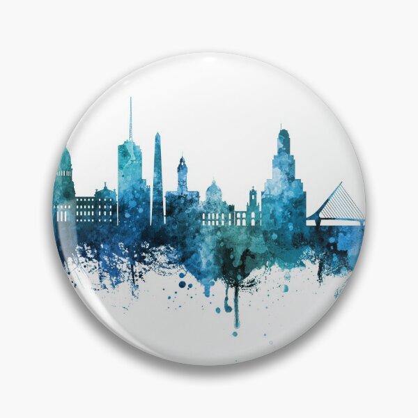 Item preview, Buenos Aires Argentina Skyline designed and sold by ArtPrints.