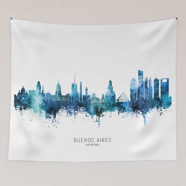 Item preview, Buenos Aires Argentina Skyline designed and sold by ArtPrints.