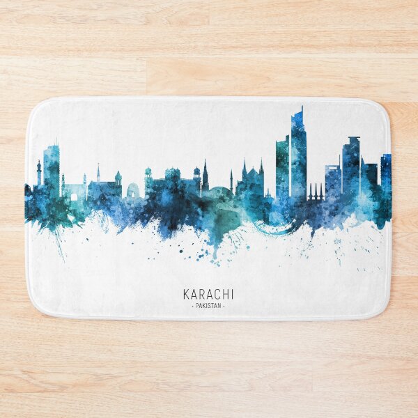 Item preview, Karachi Pakistan Skyline designed and sold by ArtPrints.