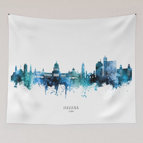 Item preview, Havana Cuba Skyline designed and sold by ArtPrints.
