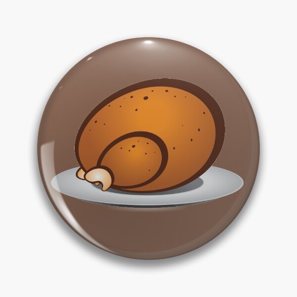 Item preview, Cartoon roast turkey designed and sold by AnnArtshock.