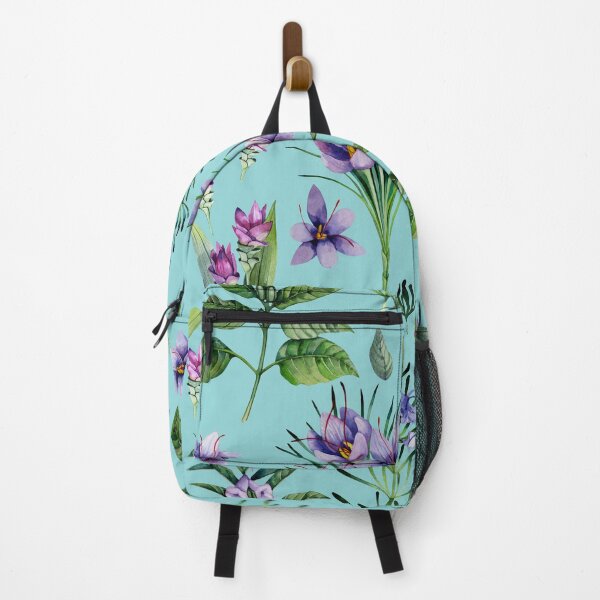 Item preview, Aqua Blue Botanic Design. Watercolor Herbs designed and sold by ramonag1.