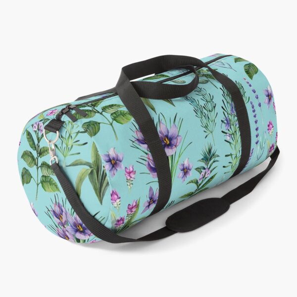 Item preview, Aqua Blue Botanic Design. Watercolor Herbs designed and sold by ramonag1.