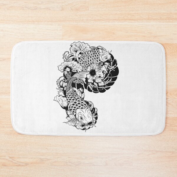 Item preview, Carps with lotus designed and sold by Rakos-Merch.