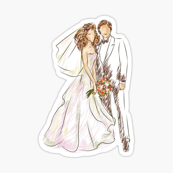 Item preview, wedding, bride and groom designed and sold by Bashar-Design.