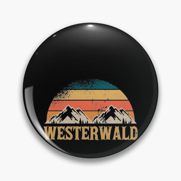 Item preview, Westerwald retro gift home hiking mountains designed and sold by redshirtz.