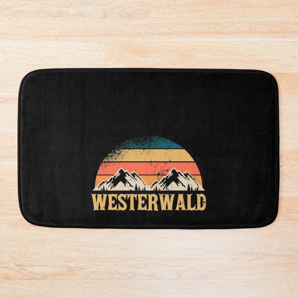 Item preview, Westerwald retro gift home hiking mountains designed and sold by redshirtz.