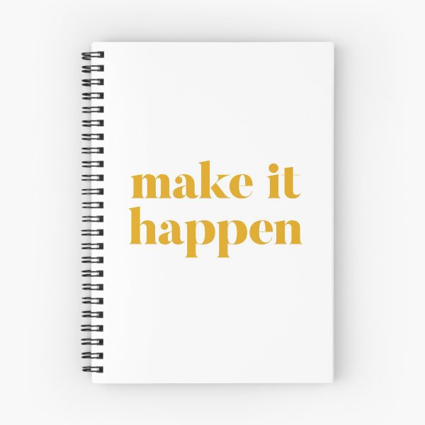 Item preview, make it happen motivational qoute designed and sold by thetypo.