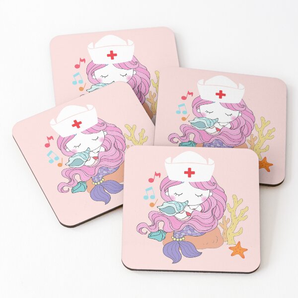 Item preview, Cute Mermaid Nurse designed and sold by Breechcloth.
