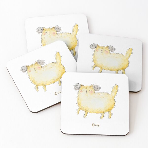 Item preview, Cute Cat Kitten Aries Ram designed and sold by urbanattitudeco.