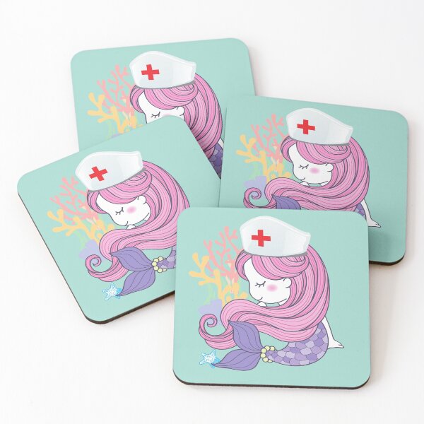Item preview, Cute Mermaid Nurse designed and sold by Breechcloth.