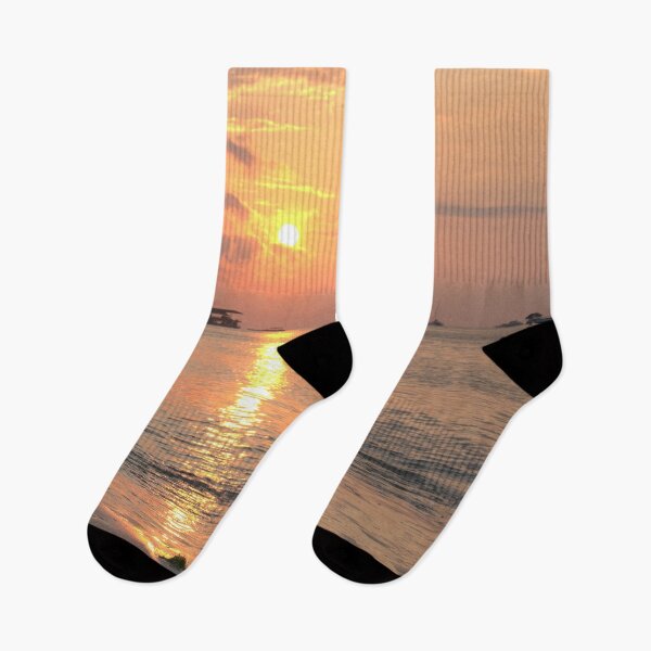 Item preview, Beautiful, magnificent Bali - Sunset on the sea with orange hues designed and sold by TeeZoneZtore.