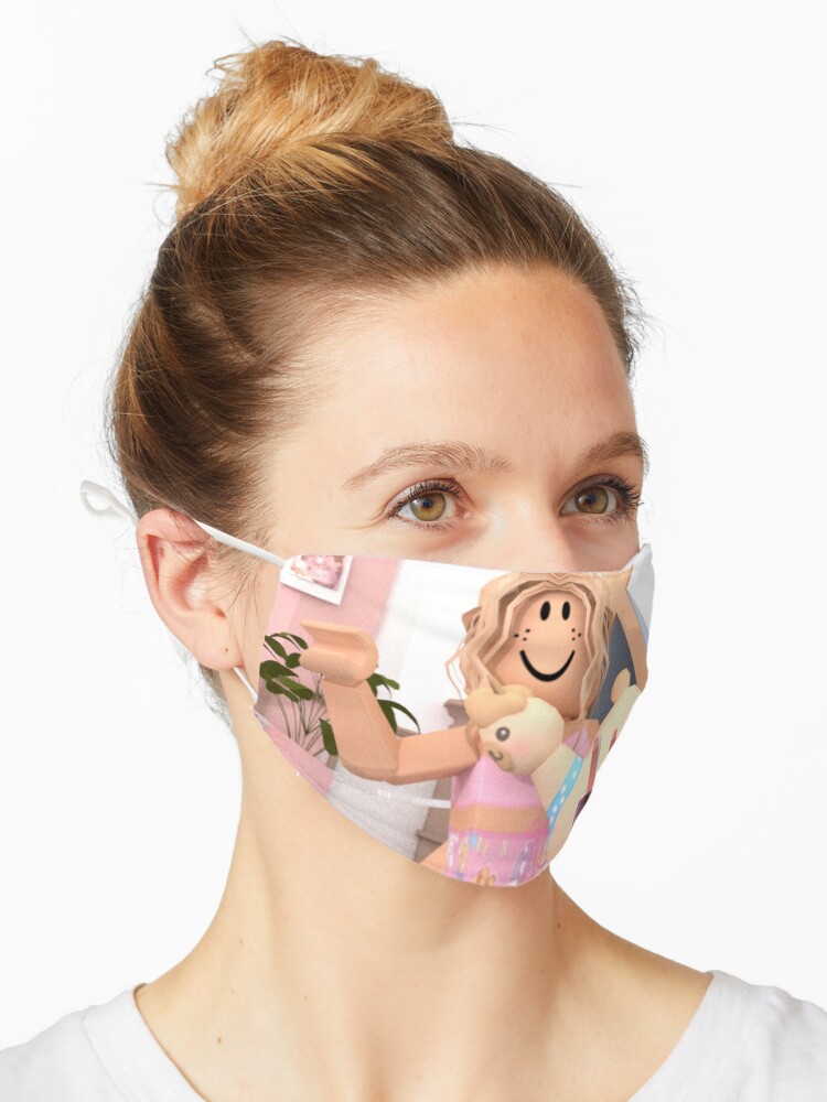Aesthetic Roblox Sleepover Gfx Mask By Chofudge Redbubble - cute aesthetic roblox gfx three girls