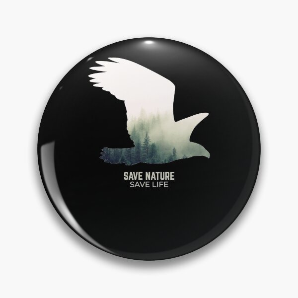 Item preview, Falcon in Forest Environment Climate Protection designed and sold by RJ-Art.
