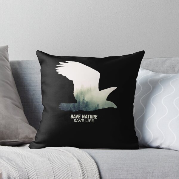 Item preview, Falcon in Forest Environment Climate Protection designed and sold by RJ-Art.