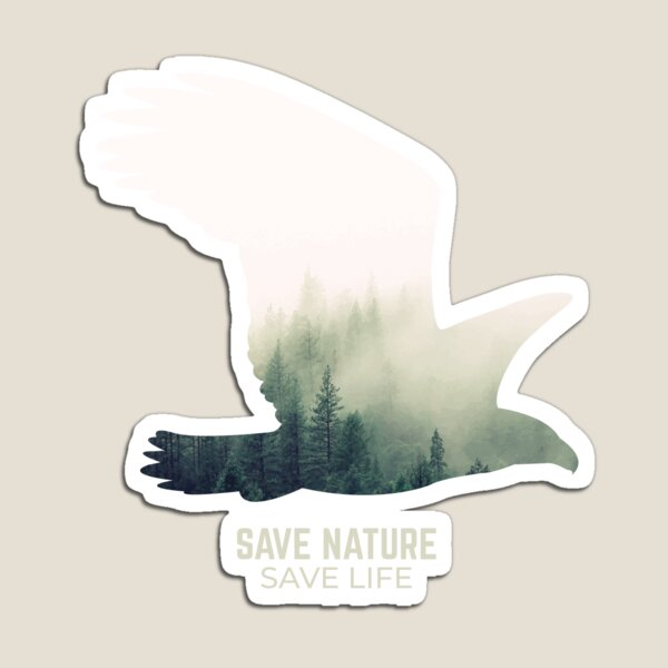 Item preview, Falcon in Forest Environment Climate Protection designed and sold by RJ-Art.