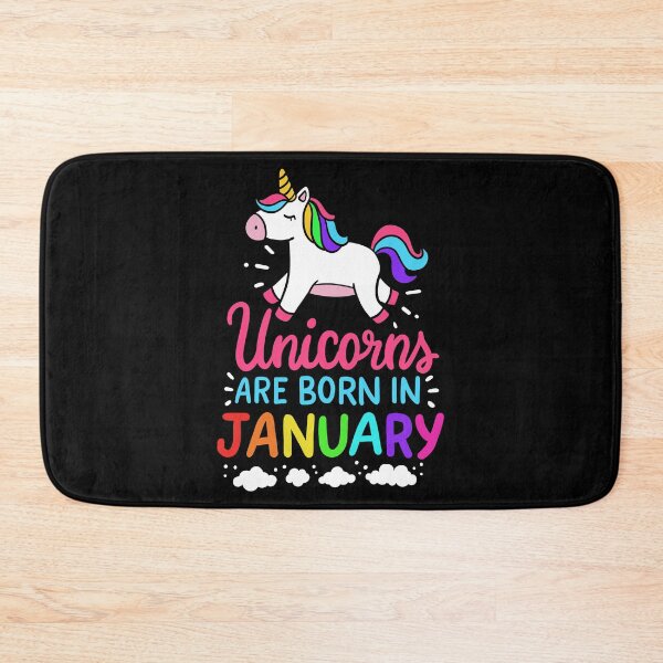 Item preview, Unicorns Are Born In January Birth Month Birthday Gift designed and sold by haselshirt.